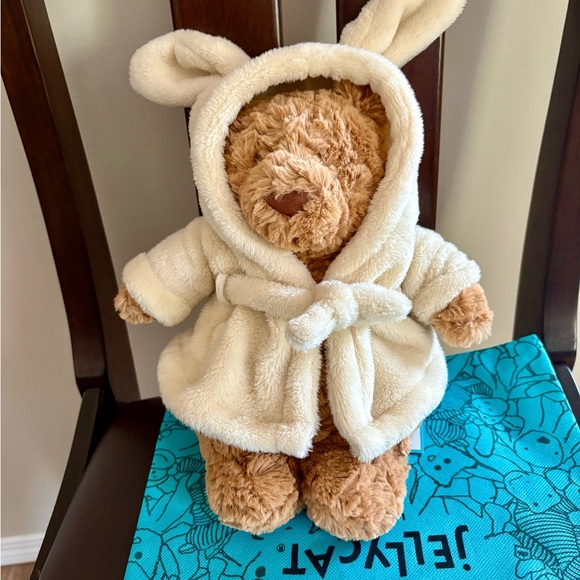 Jellycat Bartholomew Bathrobe Bear NWT - Picture 2 of 5